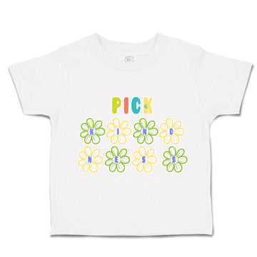 Toddler Clothes Pick Kindness Flowers Toddler Shirt Baby Clothes Cotton