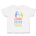 Toddler Clothes Love Never Fails Love Birds Toddler Shirt Baby Clothes Cotton