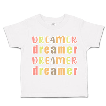 Toddler Clothes Dreamer Toddler Shirt Baby Clothes Cotton