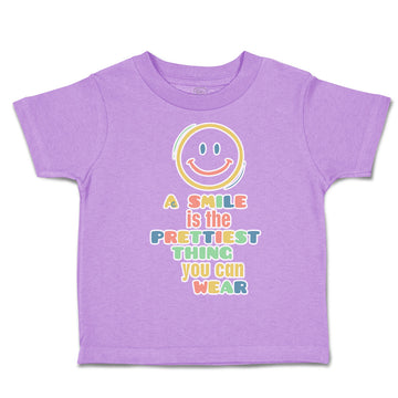 Toddler Clothes A Smile Prettiest Thing You Can Wear Toddler Shirt Cotton