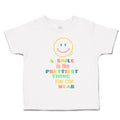 Toddler Clothes A Smile Prettiest Thing You Can Wear Toddler Shirt Cotton