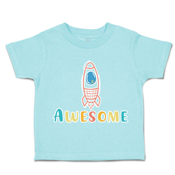 Toddler Clothes Awesome Rocket Toddler Shirt Baby Clothes Cotton