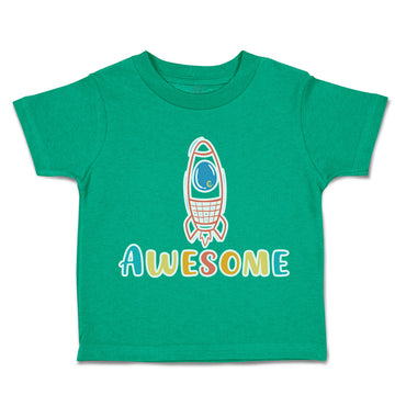 Toddler Clothes Awesome Rocket Toddler Shirt Baby Clothes Cotton