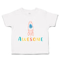 Toddler Clothes Awesome Rocket Toddler Shirt Baby Clothes Cotton