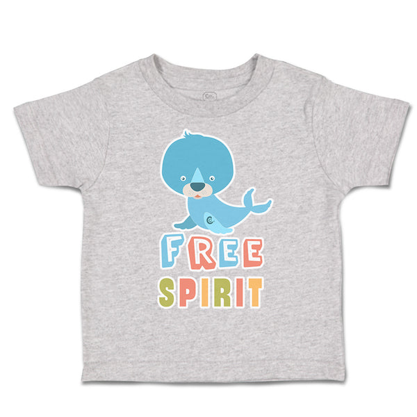 Toddler Clothes Free Spirit Seal Toddler Shirt Baby Clothes Cotton