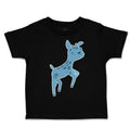 Toddler Clothes Blue Deer Cartoon Toddler Shirt Baby Clothes Cotton