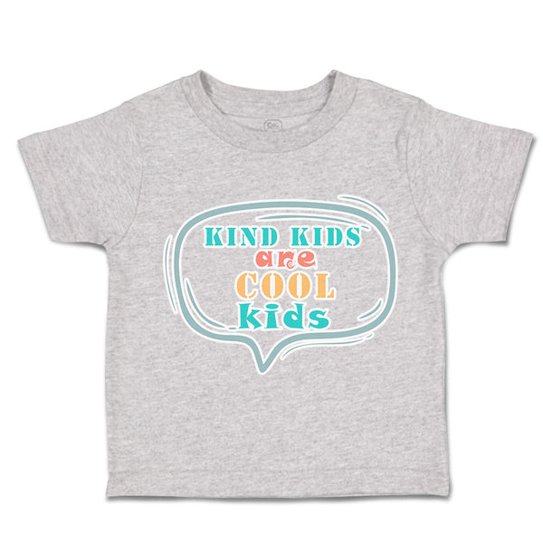 Toddler Clothes Kind Kids Are Cool Kids Toddler Shirt Baby Clothes Cotton
