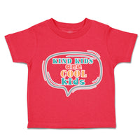 Toddler Clothes Kind Kids Are Cool Kids Toddler Shirt Baby Clothes Cotton