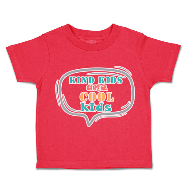 Toddler Clothes Kind Kids Are Cool Kids Toddler Shirt Baby Clothes Cotton