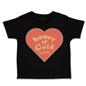 Toddler Clothes Heart of Gold Love Toddler Shirt Baby Clothes Cotton