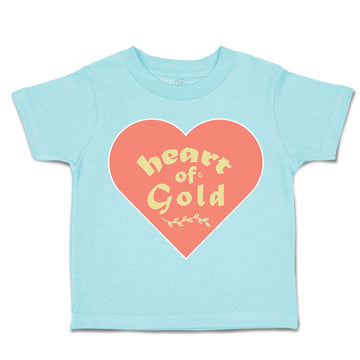 Toddler Clothes Heart of Gold Love Toddler Shirt Baby Clothes Cotton