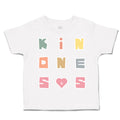 Toddler Clothes Kindness Heart Toddler Shirt Baby Clothes Cotton