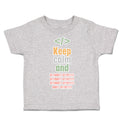 Toddler Clothes Keep Calm and Toddler Shirt Baby Clothes Cotton