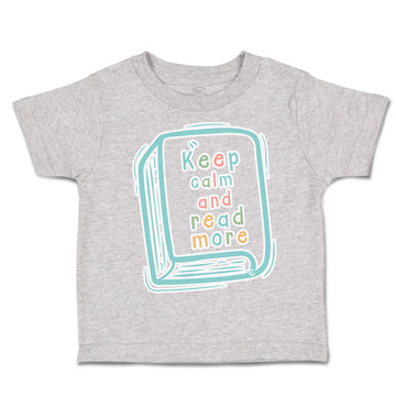 Toddler Clothes Keep Calm and Read More Books Toddler Shirt Baby Clothes Cotton