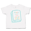 Toddler Clothes Keep Calm and Read More Books Toddler Shirt Baby Clothes Cotton