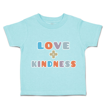 Toddler Clothes Love Plus Kindness Toddler Shirt Baby Clothes Cotton