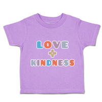 Toddler Clothes Love Plus Kindness Toddler Shirt Baby Clothes Cotton