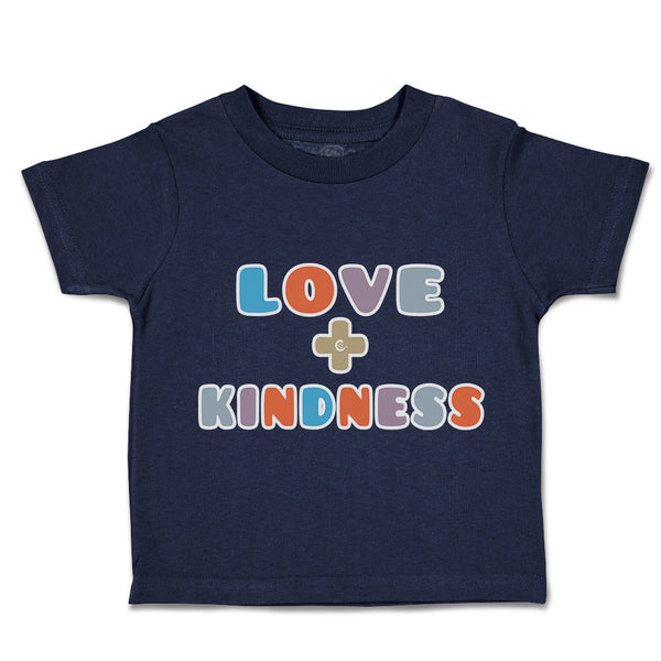 Toddler Clothes Love Plus Kindness Toddler Shirt Baby Clothes Cotton