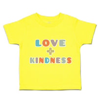 Toddler Clothes Love Plus Kindness Toddler Shirt Baby Clothes Cotton