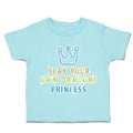 Toddler Clothes Slay Your Own Dragons Princess Crown Toddler Shirt Cotton