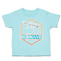 Toddler Clothes Be Brave Dinosaur Skeleton Toddler Shirt Baby Clothes Cotton