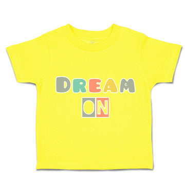 Toddler Clothes Dream on Toddler Shirt Baby Clothes Cotton