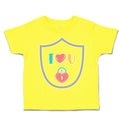 Toddler Clothes I Love You Heart Key Toddler Shirt Baby Clothes Cotton