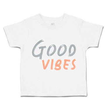 Toddler Clothes Good Vibes Leaves Toddler Shirt Baby Clothes Cotton