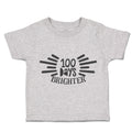 Toddler Clothes 100 Days Brighter Toddler Shirt Baby Clothes Cotton