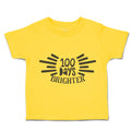 Toddler Clothes 100 Days Brighter Toddler Shirt Baby Clothes Cotton