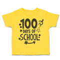 Toddler Clothes 100 Days of School with Arrow Toddler Shirt Baby Clothes Cotton