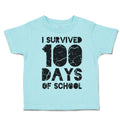 Toddler Clothes I Survived 100 Days of School Style A Toddler Shirt Cotton