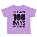 Toddler Clothes I Survived 100 Days of School Style A Toddler Shirt Cotton