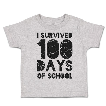 Toddler Clothes I Survived 100 Days of School Style A Toddler Shirt Cotton