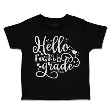 Toddler Clothes Hello Fourth Grade Style B Toddler Shirt Baby Clothes Cotton