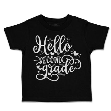 Toddler Clothes Hello Second Grade Style B Toddler Shirt Baby Clothes Cotton