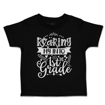 Toddler Clothes Roaring My into 1St Grade Style A Toddler Shirt Cotton