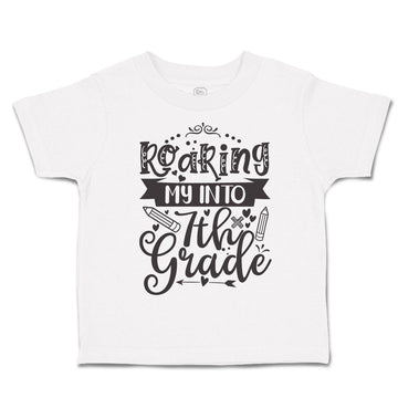 Toddler Clothes Roaring My into 7Th Grade Style A Toddler Shirt Cotton