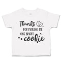 Toddler Clothes Thanks for Making Me 1 Smart Cookie Style B Toddler Shirt Cotton