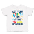 Toddler Clothes Get Your Crayon It's The 100 Days of School Toddler Shirt Cotton