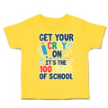 Toddler Clothes Get Your Crayon It's The 100 Days of School Toddler Shirt Cotton