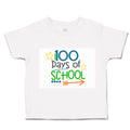 Toddler Clothes 100 Days of School Style B Toddler Shirt Baby Clothes Cotton