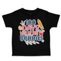 Toddler Clothes 100 Days with My Best Buddies Toddler Shirt Baby Clothes Cotton