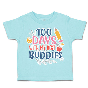 Toddler Clothes 100 Days with My Best Buddies Toddler Shirt Baby Clothes Cotton