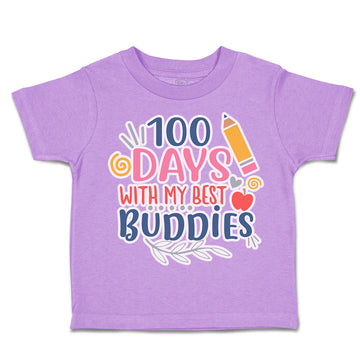 Toddler Clothes 100 Days with My Best Buddies Toddler Shirt Baby Clothes Cotton