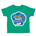 Toddler Clothes Eat Sleep Book Toddler Shirt Baby Clothes Cotton