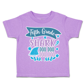 Toddler Clothes Fifth Grade Shark Doo Doo Toddler Shirt Baby Clothes Cotton