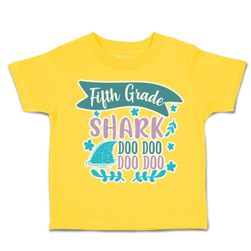 Toddler Clothes Fifth Grade Shark Doo Doo Toddler Shirt Baby Clothes Cotton