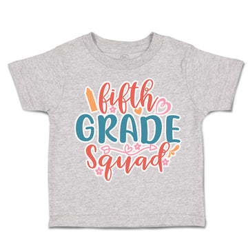 Toddler Clothes Fifth Grade Squad Toddler Shirt Baby Clothes Cotton