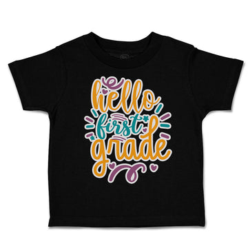 Toddler Clothes Hello First Grade Style A Toddler Shirt Baby Clothes Cotton